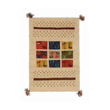 ギャッベ マット・ラグ GABBEH D19 約45×75cm MU【smtb-f】