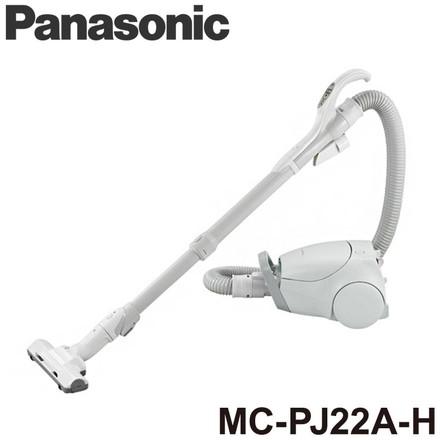 パナソニック 紙パック式 掃除機 ライトグレー MC-PJ22A-H