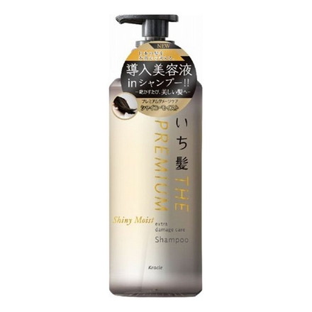 【単品6個セット】 クラシエ いち髪 THE PREMIUM エクストラダメージケアシャンプー(シャイニーモイスト)ポンプ 本体 480ML