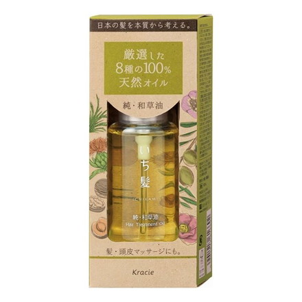 【単品12個セット】 クラシエ いち髪 純・和草油 60ML ヘアオイル トリートメント
