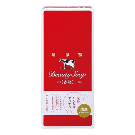 【単品16個セット】 カウブランド 赤箱 6コ入 牛乳石鹸共進社 85G