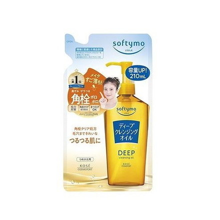 【単品15個セット】 ソフティモ ディープクレンジングオイル つめかえ 210ML コーセーコスメポート