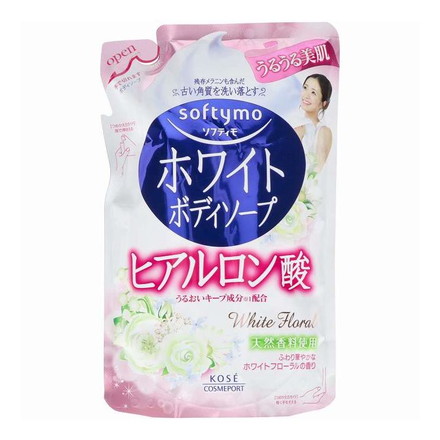 【単品15個セット】 コーセーコスメポート ソフティモ ホワイトボディソープヒアルロン酸替え 420ml