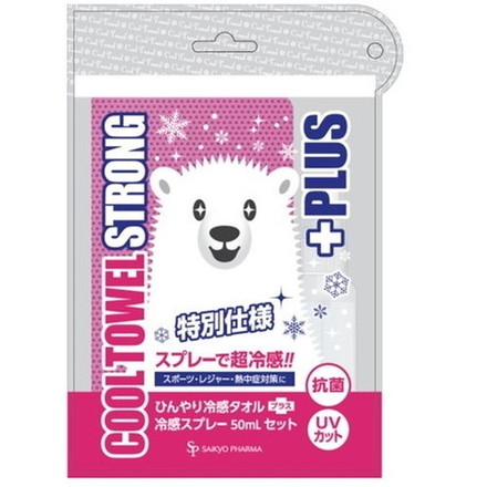 【単品10個セット】クールタオルストロングプラスブロッサムピンク (株)サイキョウ・ファーマ