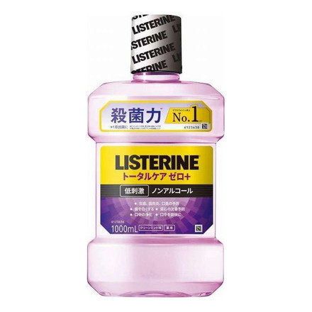 【単品10個セット】 ジョンソン&ジョンソン 薬用リステリントータルケアゼロプラス 1000ml
