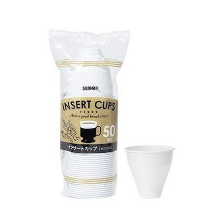 【単品10個セット】 インサートカップ 210ML 50P サンナップ