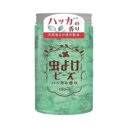 【単品10個セット】 ウエ・ルコ 虫よけビーズ2 180日用ハッカの香り