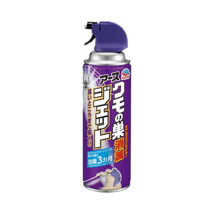 【単品4個セット】クモの巣消滅ジェット 450mL アース製薬