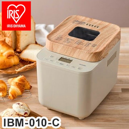 コンパクトホームベーカリー IBM-010-C アイリスオーヤマ パン焼き器 ブレッド ベーカリー 家庭用 おしゃれ 調理家電 コンパクト 焼きたてパン