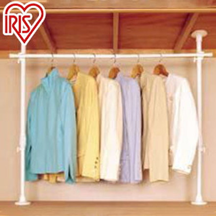 アイリスオーヤマ 押入れ 突っ張りハンガーラック つっぱり ラック 伸縮ハンガーラック 棚 ラック