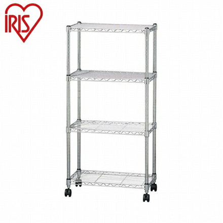 アイリスオーヤマ メタルシェルフ SE-6012 メタルシェルフ クロムメッキ IRIS OYAMA