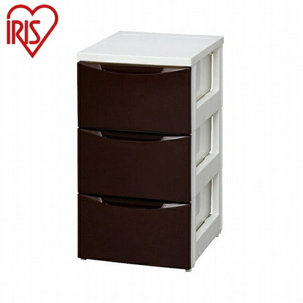 アイリスオーヤマ スリムチェスト COD-323 スリムチェスト ホワイト/ブラウン 新生活 IRIS OYAMA