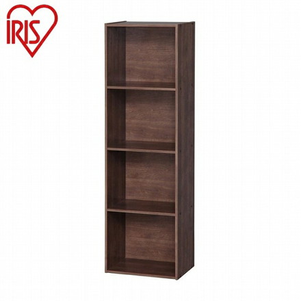 アイリスオーヤマ CBボックス CX-4F ブラウン カラーボックス 4段 IRIS OYAMA