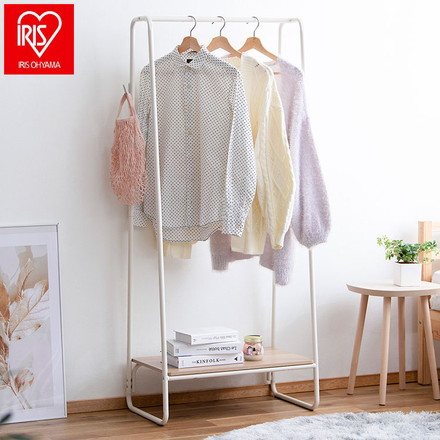 アイリスオーヤマ ハンガーラック スタイルハンガー2WAYタイプ プレミアム ボード1枚付き PI-B1 ホワイト