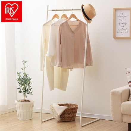 アイリスオーヤマ ハンガーラック スタイルハンガー ベーシックタイプ PI-B150 ホワイト スリム コートハンガー