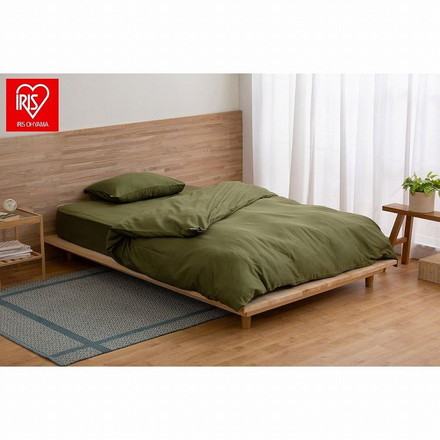 アイリスオーヤマ 掛け布団カバー KKC-CS-D グリーン IRIS
