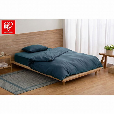 アイリスオーヤマ ボックスシーツ BXS-CS-S ネイビー IRIS OHYAMA