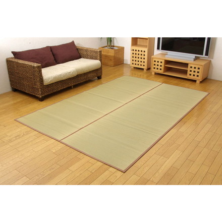 無染土 い草上敷 『DX素肌美人』 江戸間3畳（約176×261cm）（裏:不織布張り）