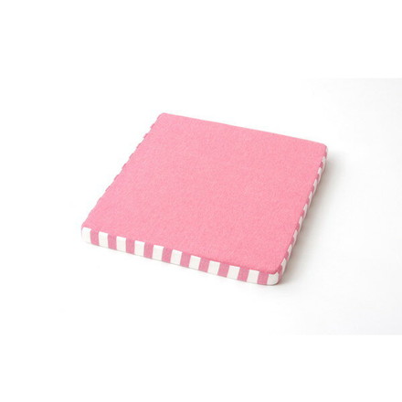 クッション 低反発 無地 シート エルマー ピンク 約40×40cm 中・低反発ウレタン40mm