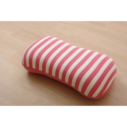 クッション 低反発 腰当 マイクロファイバー 無地 エルマー ピンク 約40×20cm