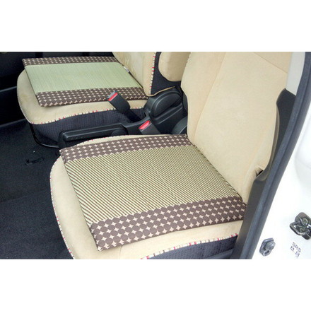 車用クッション カークッション クッション い草クッション 抗菌防臭 消臭 マーブル半Pマチ付シート ブラウン