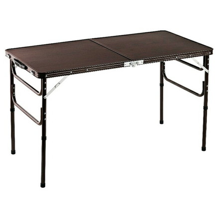 木目調軽量折りたたみテーブル 120cm テーブル 机 つくえ 折りたたみ