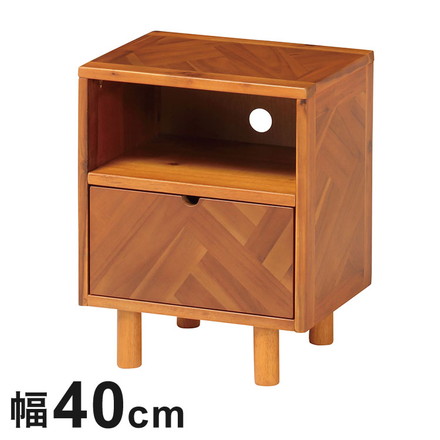 ヘントサイドチェストチェスト 棚 収納 ディスプレイ ブラウン コンパクト 木製 趣味 本 読書