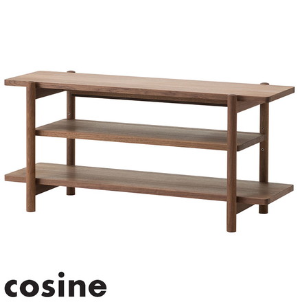【cosine TVボード ウォルナット】 幅105cm LS-01NW コサイン 日本製 旭川家具 収納 収納ラック