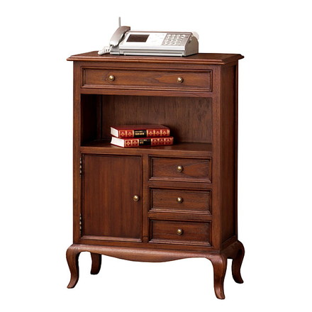 収納 チェスト 電話台 FAX台 ウェール ファックス台（代引き不可）