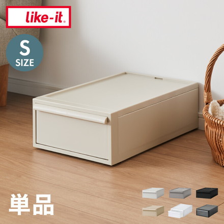 ライクイット クローゼット収納 ケース オールホワイト