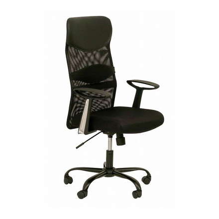 ハイバック メッシュチェア オフィスチェア 肘置き 肘あり シンプル ロッキング ランバーサポート 会社