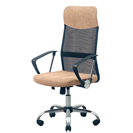 オフィスチェアー シェニール モカ デスクチェア 昇降式 ソフトレザー オフィスチェア イス PCチェア