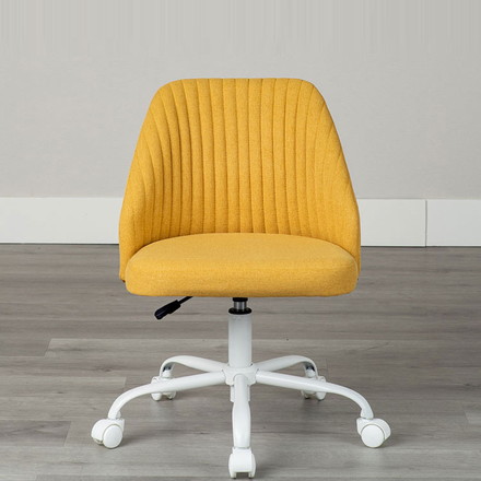 ガス圧チェアー シェル YE デスクチェア 昇降式 ソフトレザー オフィスチェア イス PCチェア