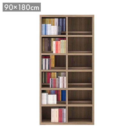 フナモコ コミックシェルフ ハイタイプ CBG-90T ギャンビットウォール グレージュ ブラウン 木目 シェルフ 棚