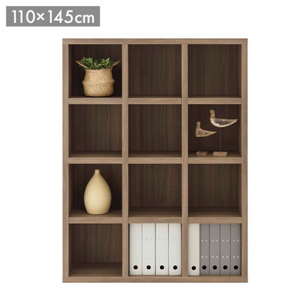 フナモコ ラチス ミドル シェルフ FFG-110M ギャンビットウォール グレージュ ブラウン 木目 シェルフ 棚