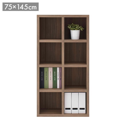 フナモコ ラチス ミドル シェルフ FFG-75M ギャンビットウォール グレージュ ブラウン 木目 シェルフ 棚