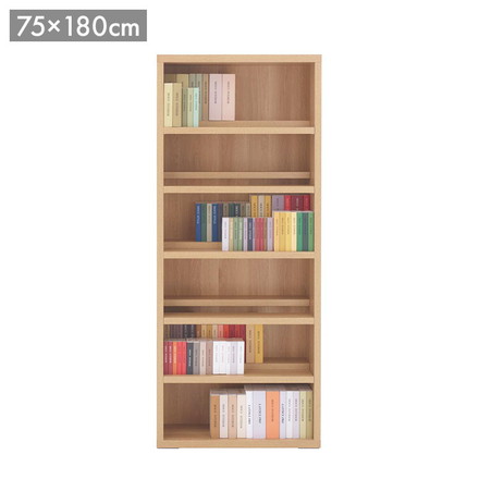 フナモコ コミックシェルフ ハイタイプ CBC-75T キャナルオーク ナチュラル 木目 シェルフ 棚 収納 家具