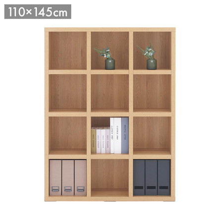 フナモコ ラチス ミドルタイプ シェルフ FFC-110M キャナルオーク ナチュラル 木目 シェルフ 棚 収納 家具