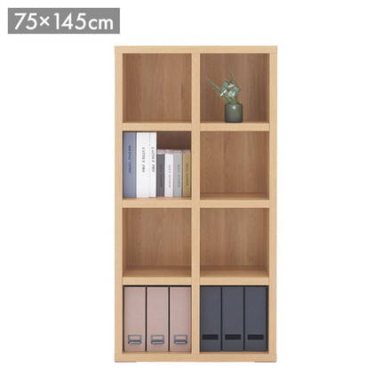 フナモコ ラチス ミドルタイプ シェルフ FFC-75M キャナルオーク ナチュラル 木目 シェルフ 棚 収納 家具