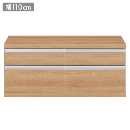 フナモコ ラチス ローチェスト FLC-110S キャナルオーク ナチュラル 木目 シェルフ 棚 収納 家具 本棚