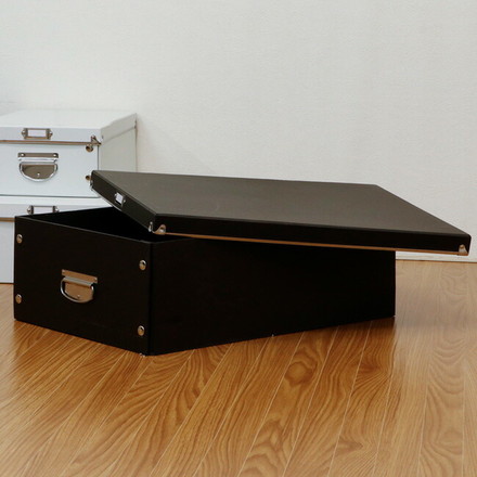 収納ボックス フタ付き おしゃれ 幅37cm 奥行き52.5cm 高さ17.5cm 押入れ収納ボックス ふた付き 折りたたみ 収納箱 衣類 収納ケース 折りたたみ 折り畳み クローゼット