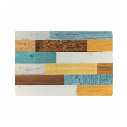 ベストコ 玄関マット 室内 60×90cm お手入れ簡単 防炎 防カビ 抗菌 防臭 ミックスウッド ライト 木目調