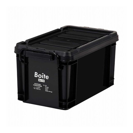 ベストコ コンテナボックス 収納 S ハイ 8L ブラック MA-4095 Boite