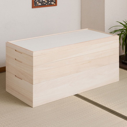 桐心 桐ケース 3段 衣装ケース 押入れ クローゼット 桐たんす 保管庫 保管ケース 竹炭シート 着物 衣類収納 洋服