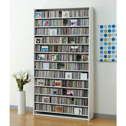 オークス CDストッカー CS1284-W