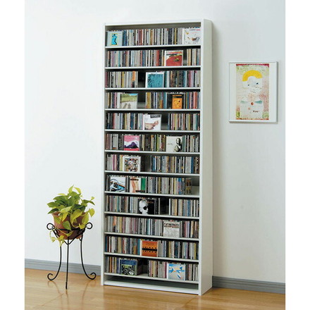 オークス CDストッカー CS924-W