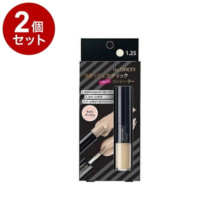 【単品2個セット】 theSAEM ザ・セム CPコンシーラー デュオ 1.25:ライトベージュ 4.5G+4.2G 韓国 韓国コスメ コスメ