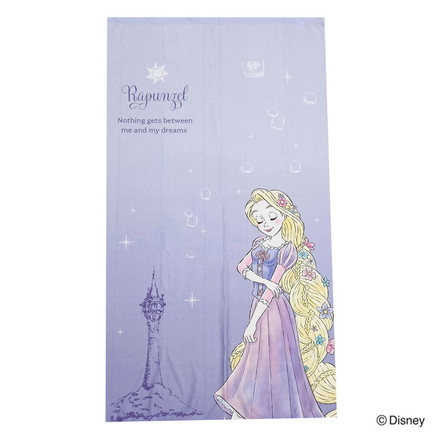 ディズニー のれん ラプンツェル 150cm 間仕切り 目隠し 仕切り 玄関 インテリア 雑貨 キャラクター