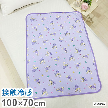 クールブランケット ラプンツェル 100×70cm リバーシブル パイル生地 接触冷感シリーズ ディズニー