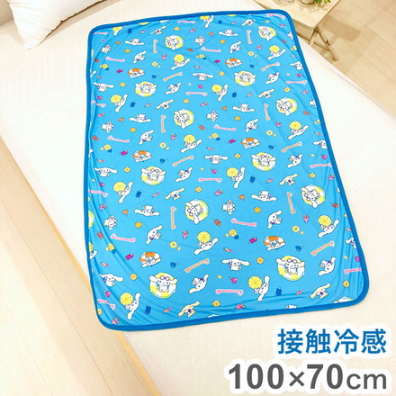 クールブランケット シナモンロール 100×70cm リバーシブル パイル生地 接触冷感シリーズ